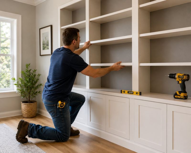 Bookcase Construction in Fairfax, VA