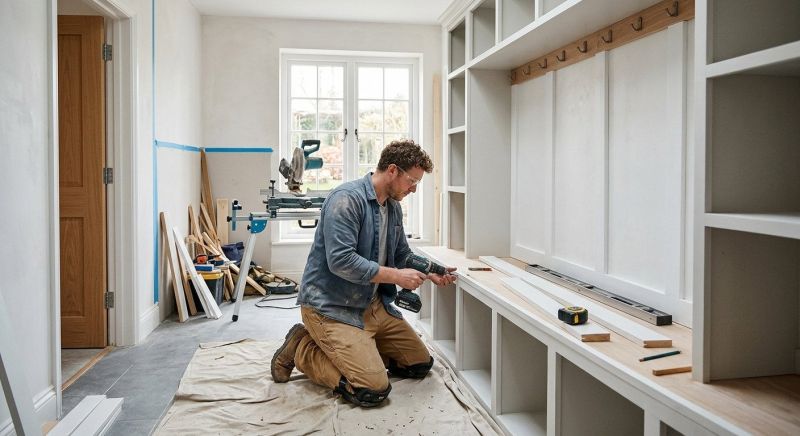 Built In Tv Cabinetry in Greensboro, NC