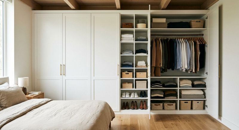 Mudroom Shelving Installation in Woodbridge, VA