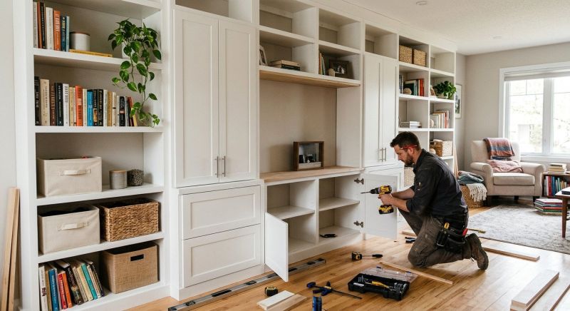 Mudroom Shelving Installation in Frederick, MD